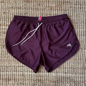Burgundy Tracksmith Shorts